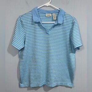 Young Girls Classic Elements Blouse Top Size L (14/16) Pullover Short Sleeve